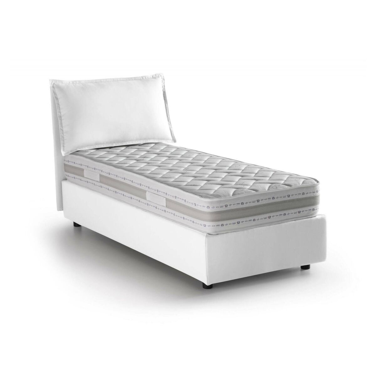 Cama de solteiro de tecido