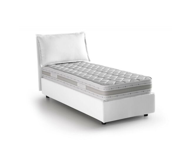 Cama de solteiro de tecido