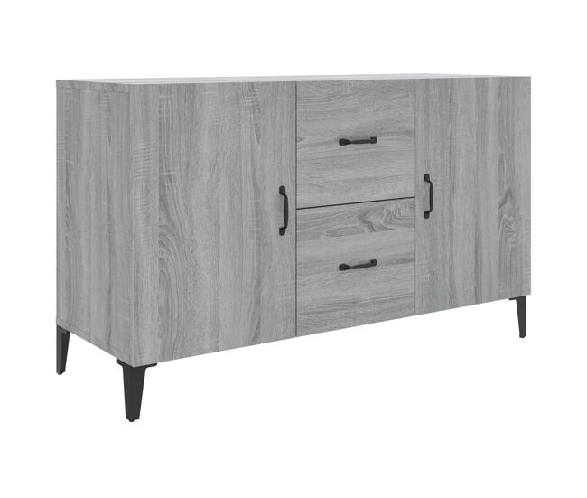 Vidaxl aparador 100x36x60 cm derivados de madeira cinzento sonoma