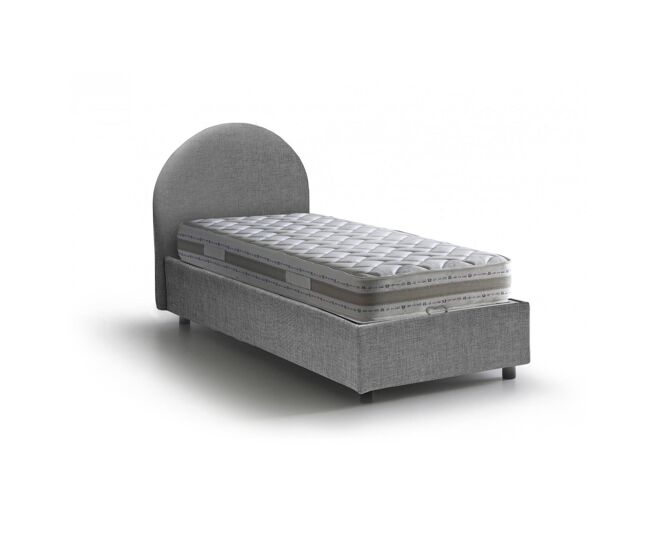 Cama de solteiro de tecido