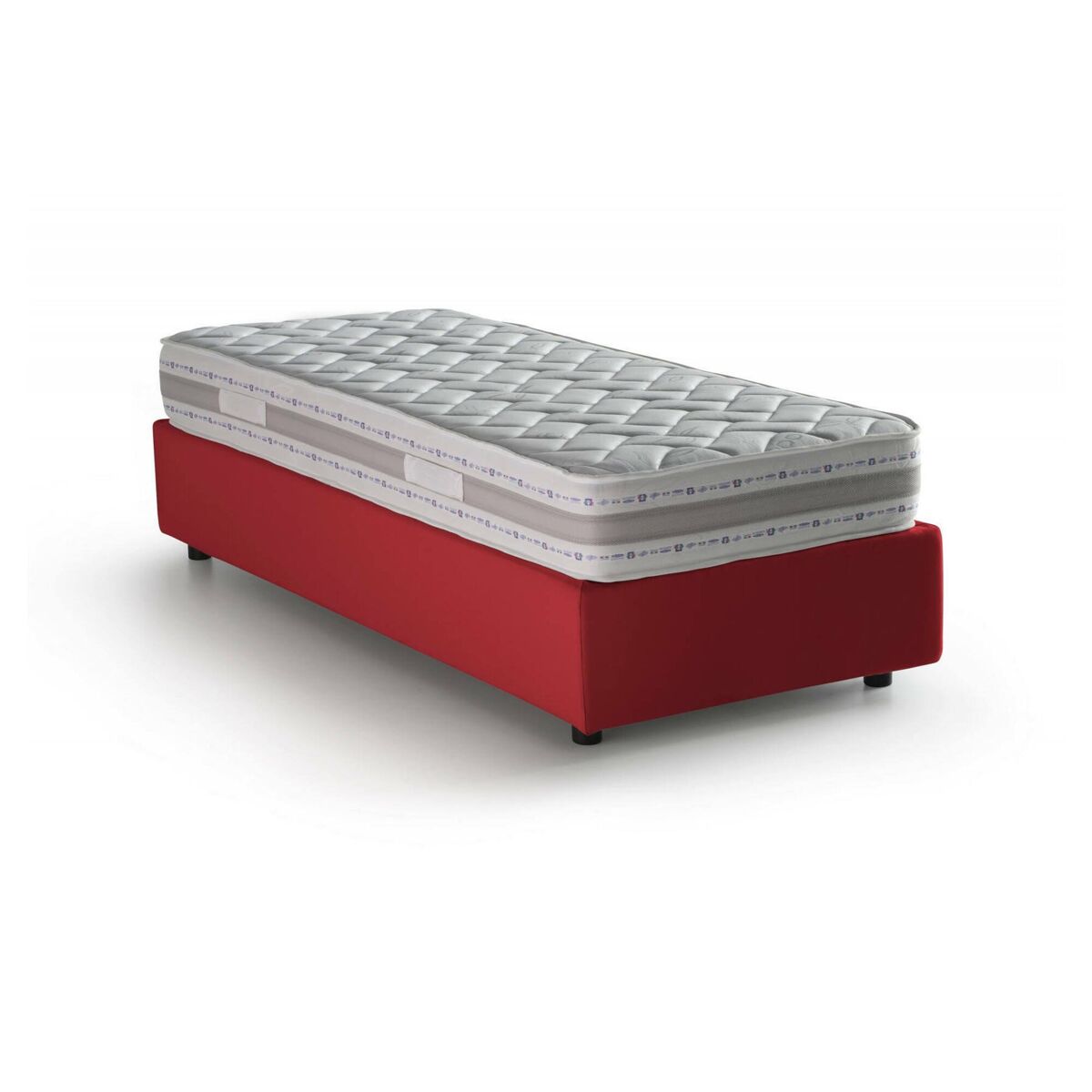 Cama de solteiro de tecido