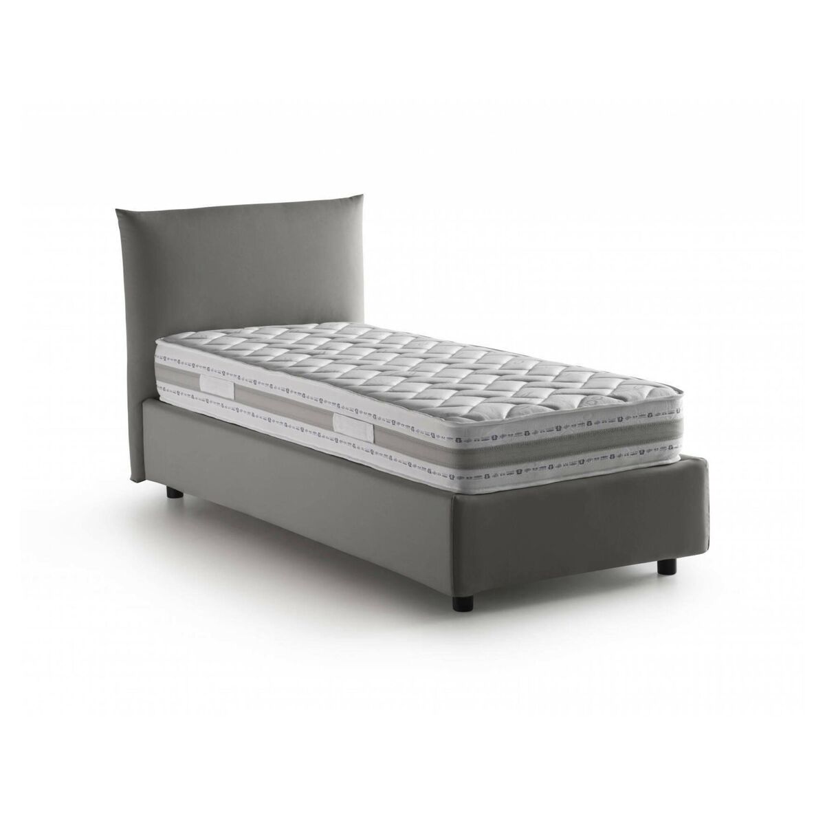 Cama de solteiro de tecido