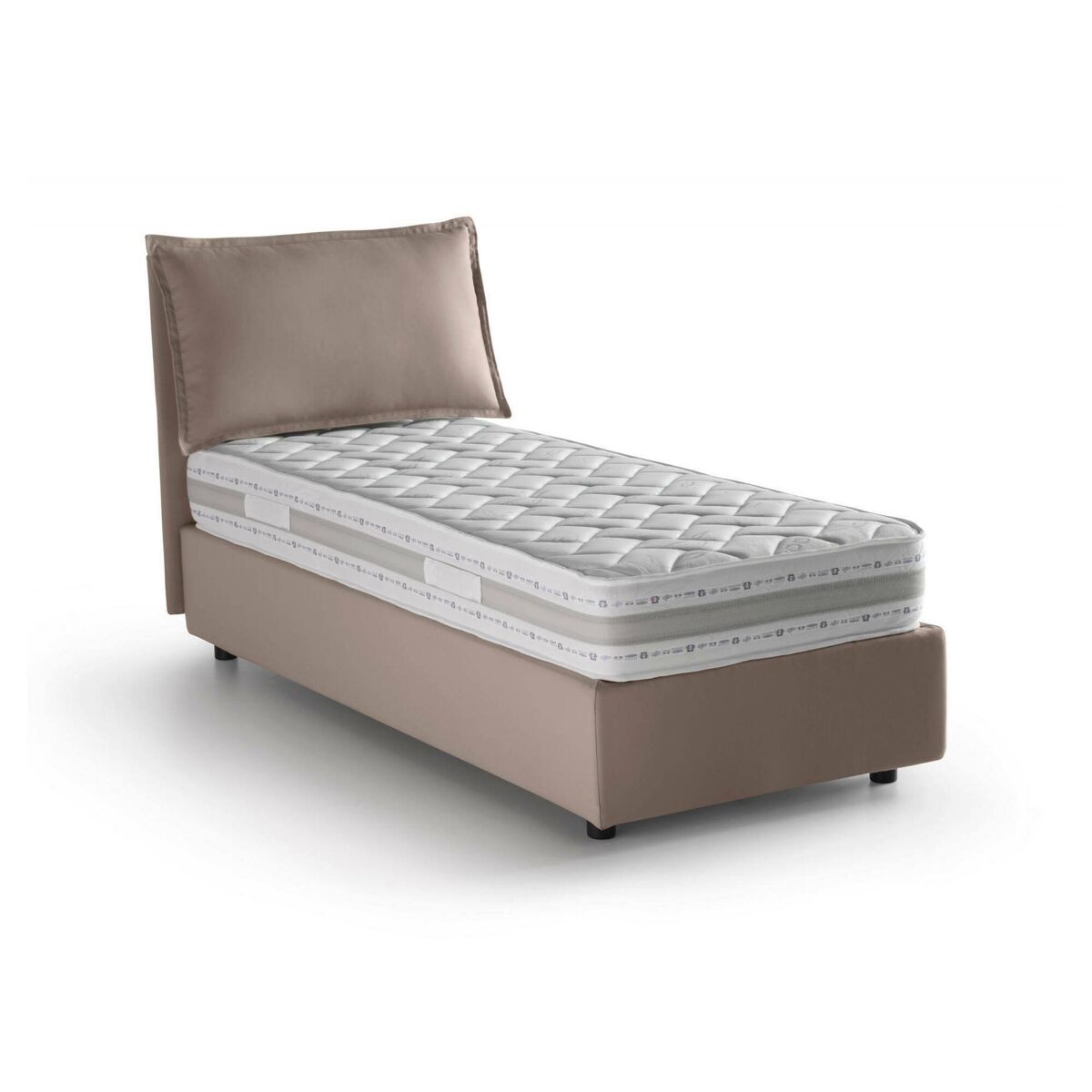 Cama de solteiro de tecido
