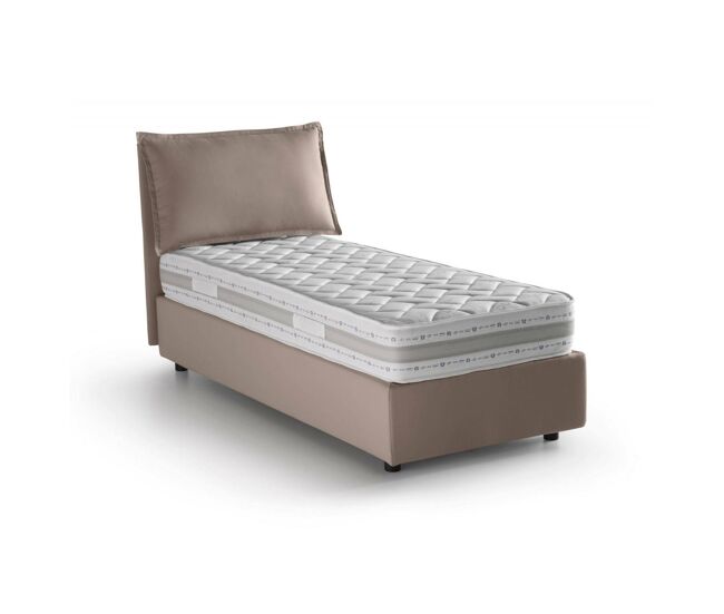 Cama de solteiro de tecido