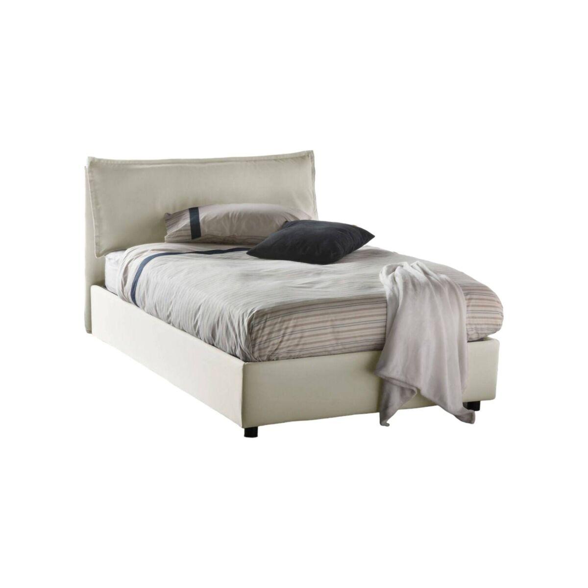 Cama quadrada e meia de tecido