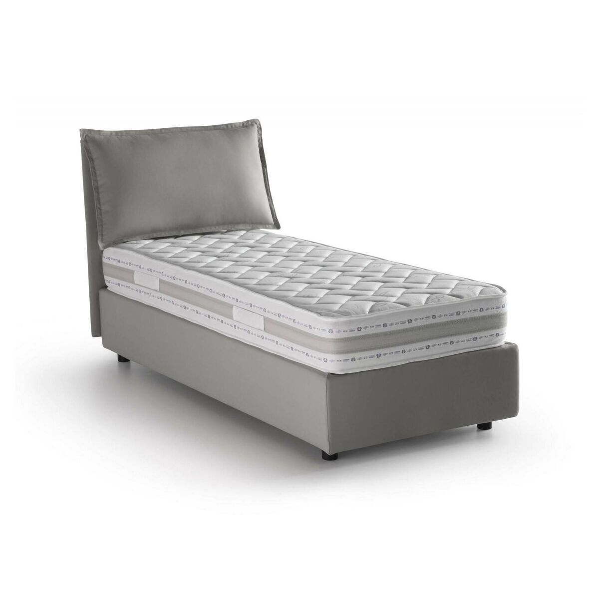 Cama de solteiro de tecido
