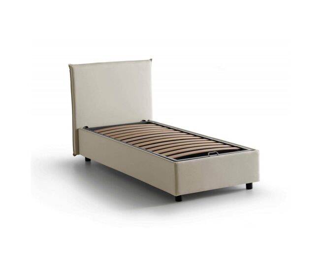 Cama de solteiro de tecido