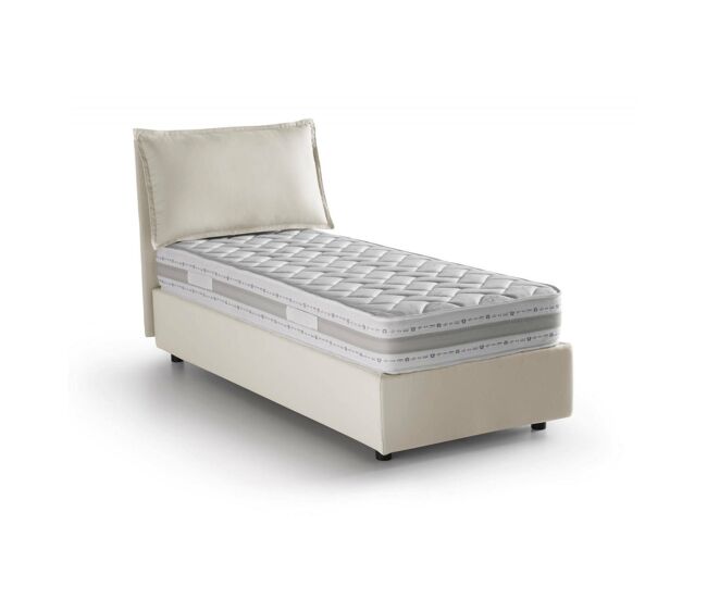 Cama de solteiro de tecido