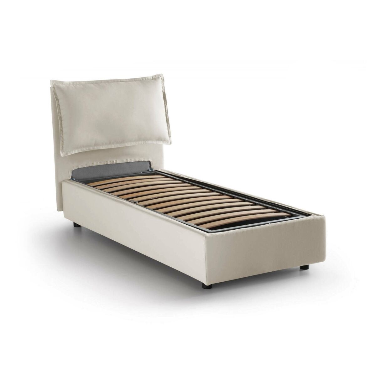 Cama de solteiro de tecido