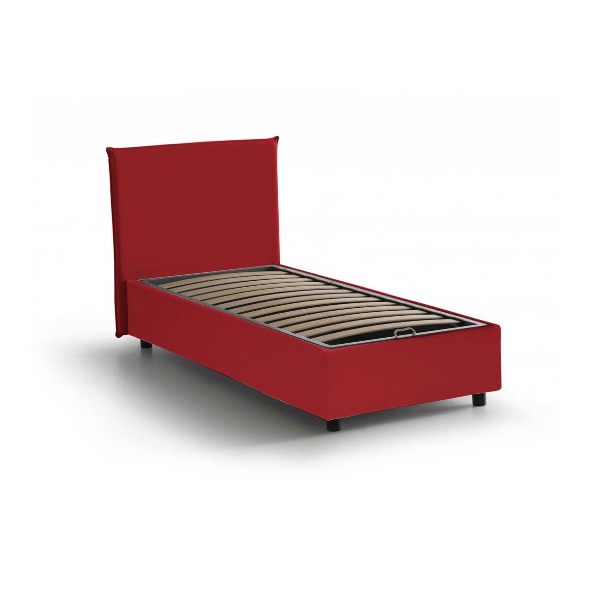 Cama de solteiro de tecido