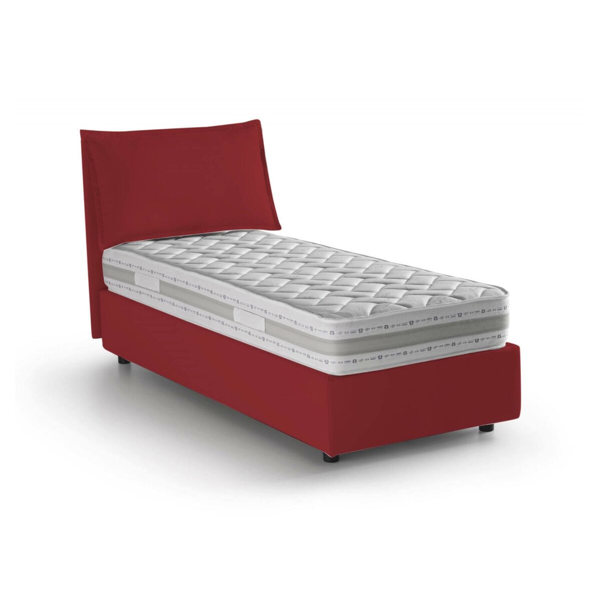 Cama de solteiro de tecido