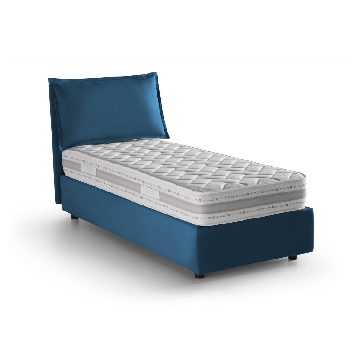 Cama de solteiro de tecido