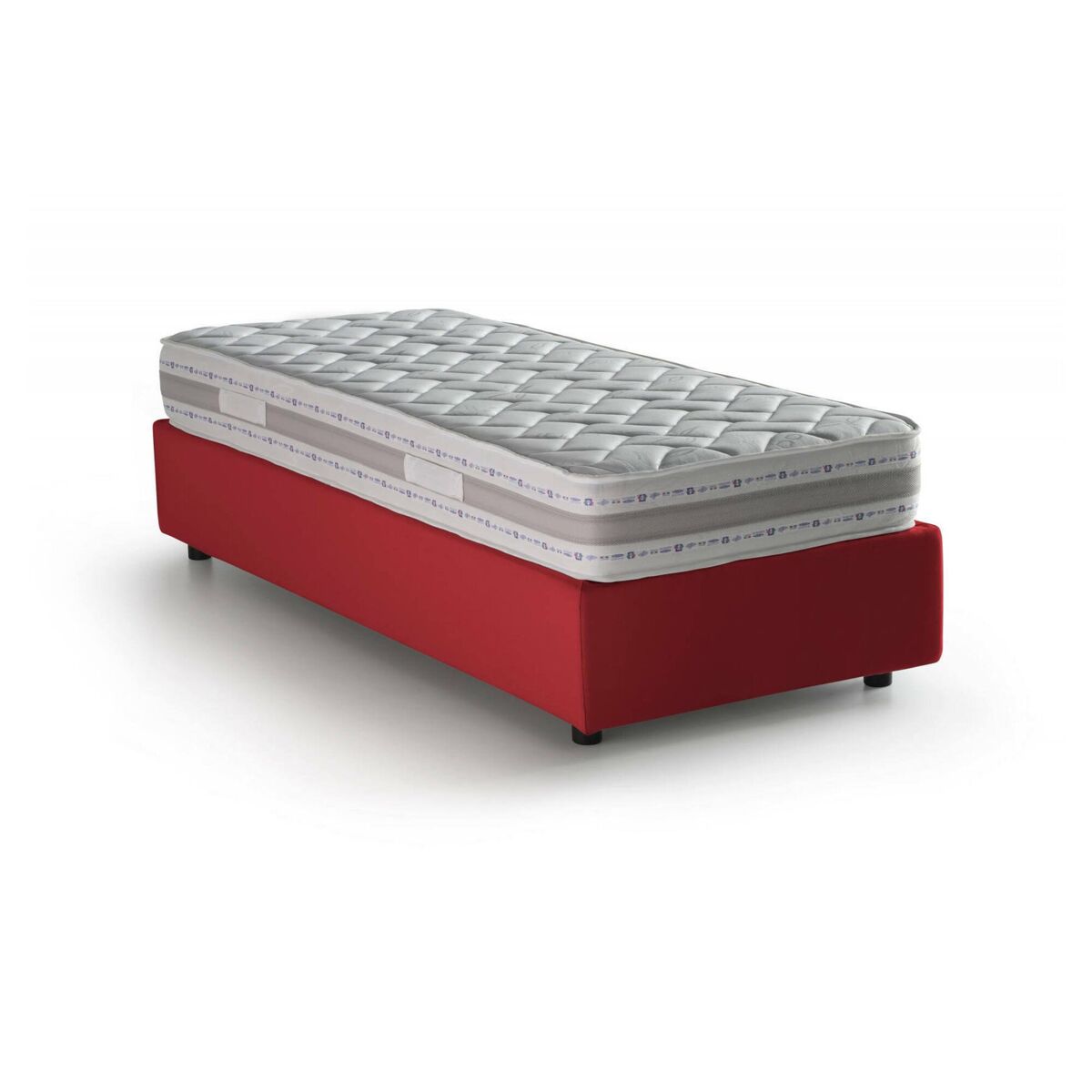 Cama de solteiro de tecido
