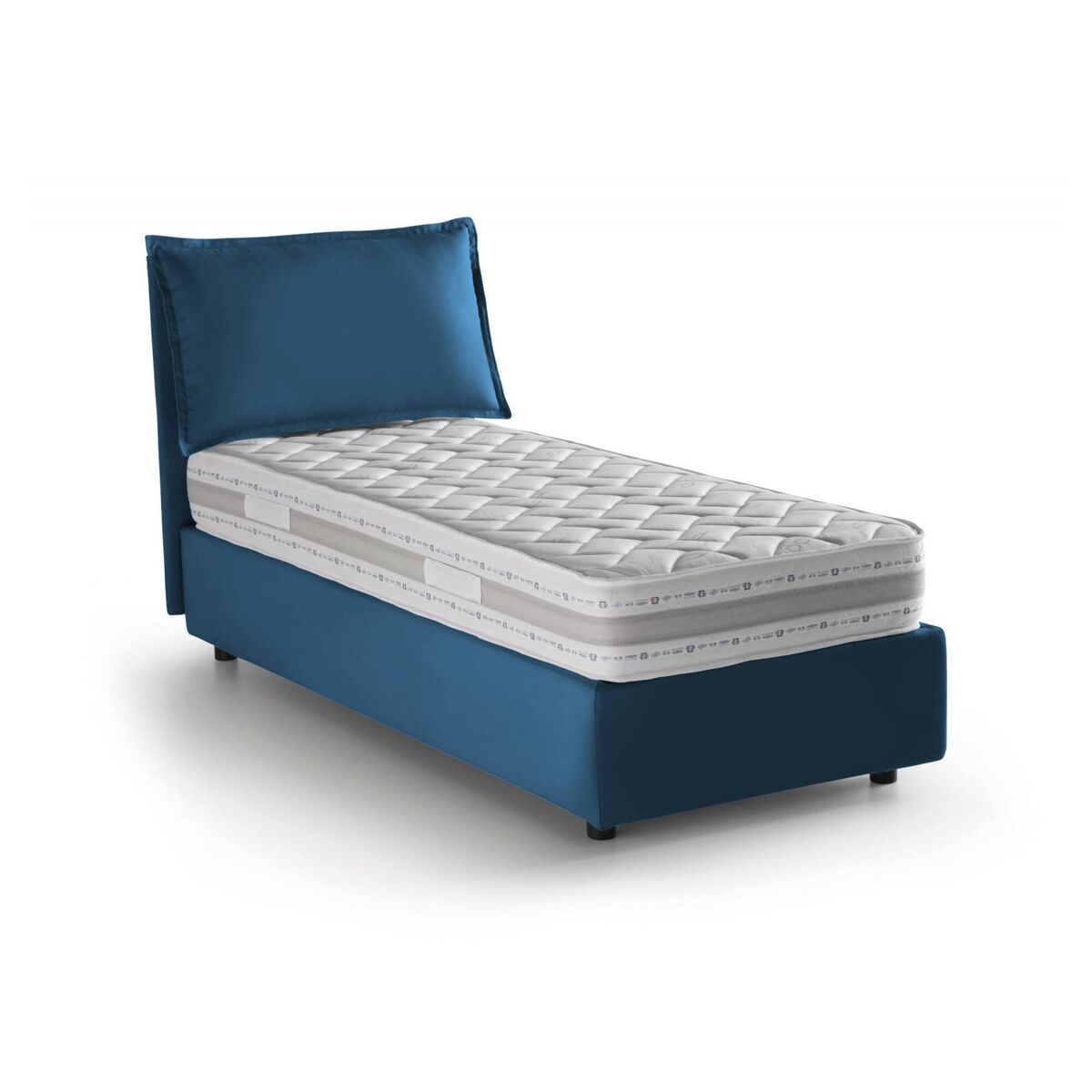 Cama de solteiro de tecido