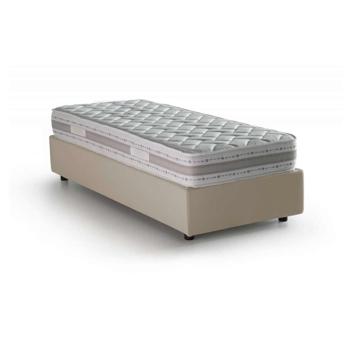 Cama de solteiro de tecido
