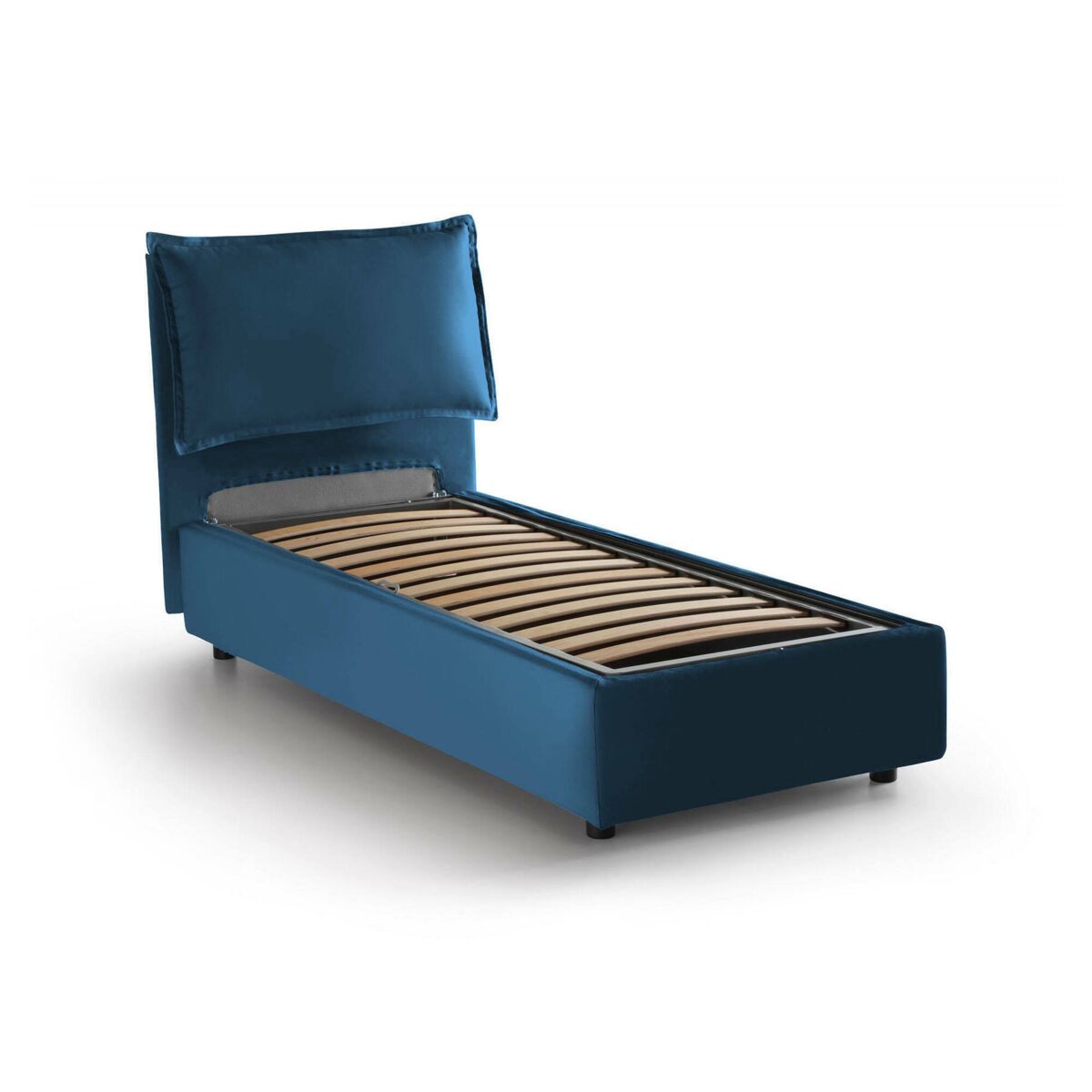 Cama de solteiro de tecido