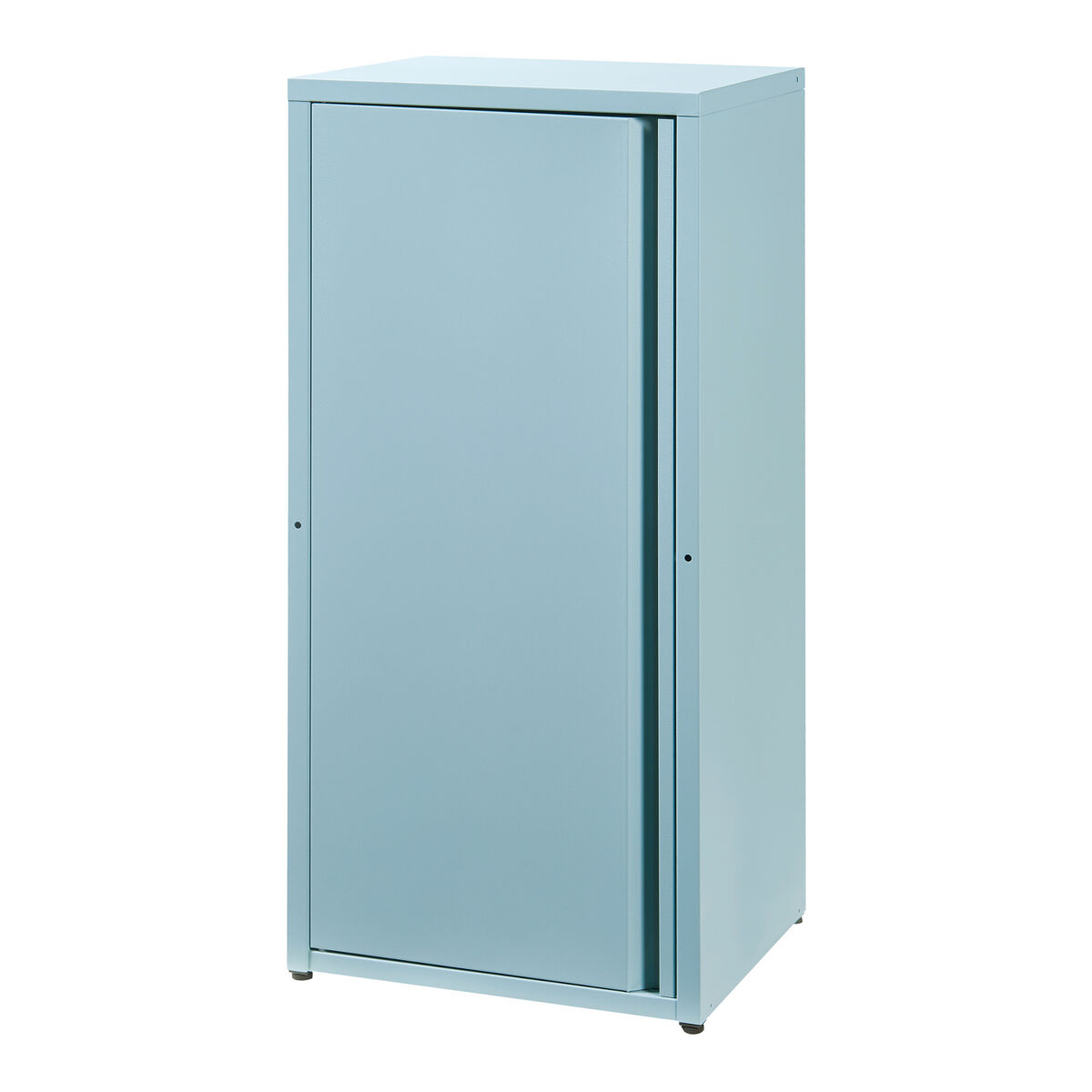 Armário de escritório burlöv aço 88x40x35 cm - azul acinzentado [en.casa]
