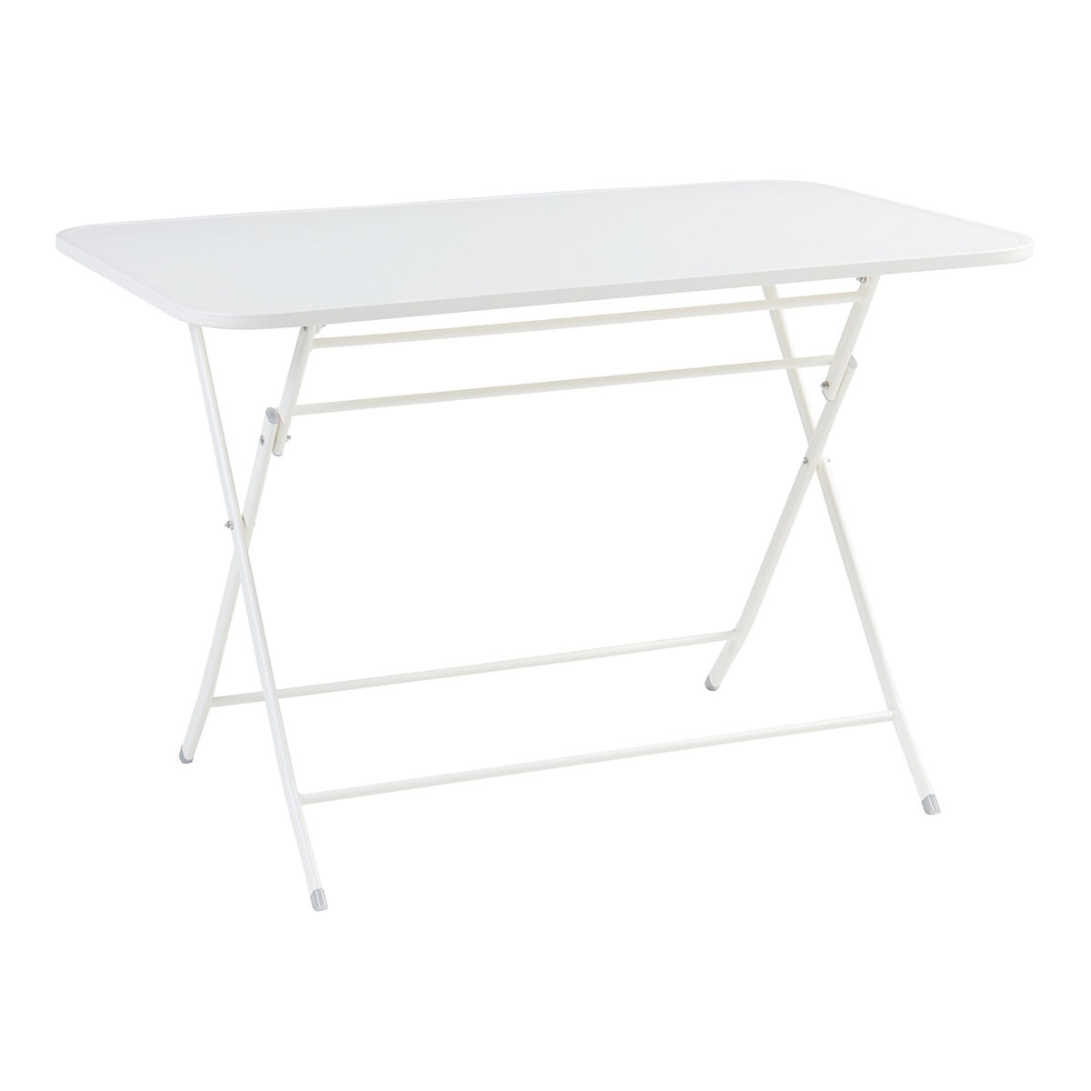 Mesa rebatível sande retangular - branco [en.casa]
