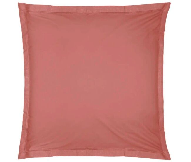 Capa de almofada de algodão rosa 63x63cm