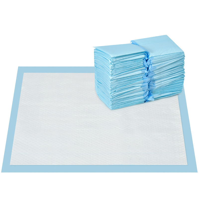 Pawhut resguardos de treino animais de estimação 100 unidades 45x60 cm resguardos absorventes para cães desenho com 6 camadas com superfície de
