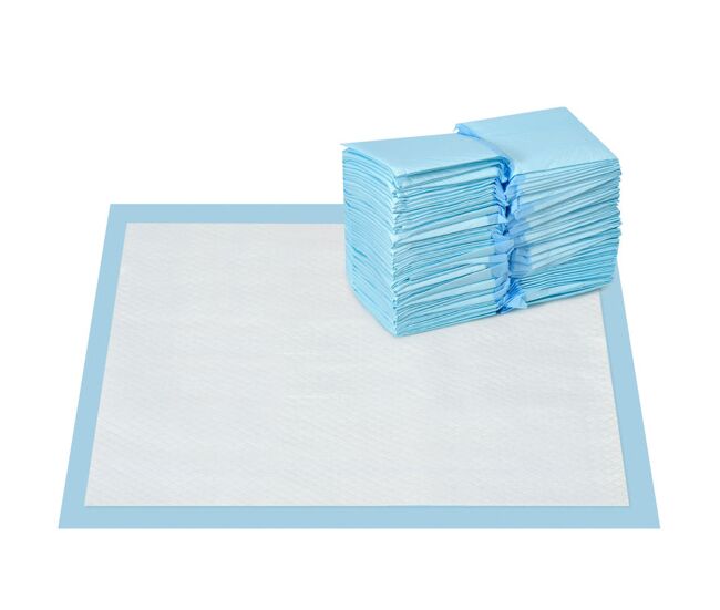 Pawhut resguardos de treino animais de estimação 100 unidades 45x60 cm resguardos absorventes para cães desenho com 6 camadas com superfície de