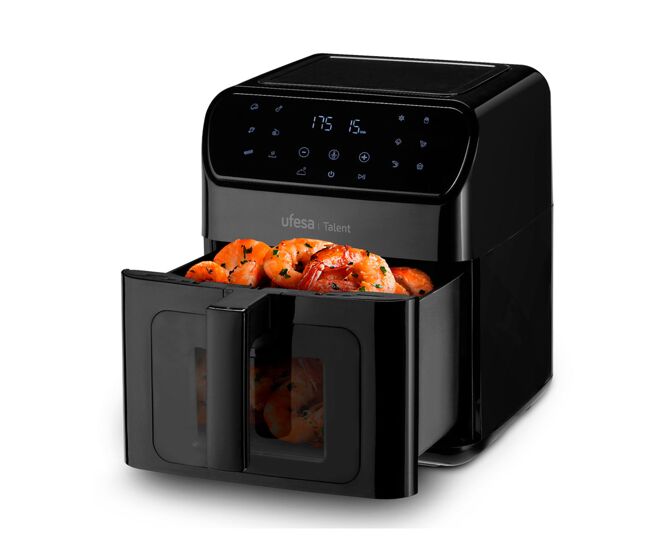Fritadeira de ar ufesa talent preto 1500 w 6,5 l