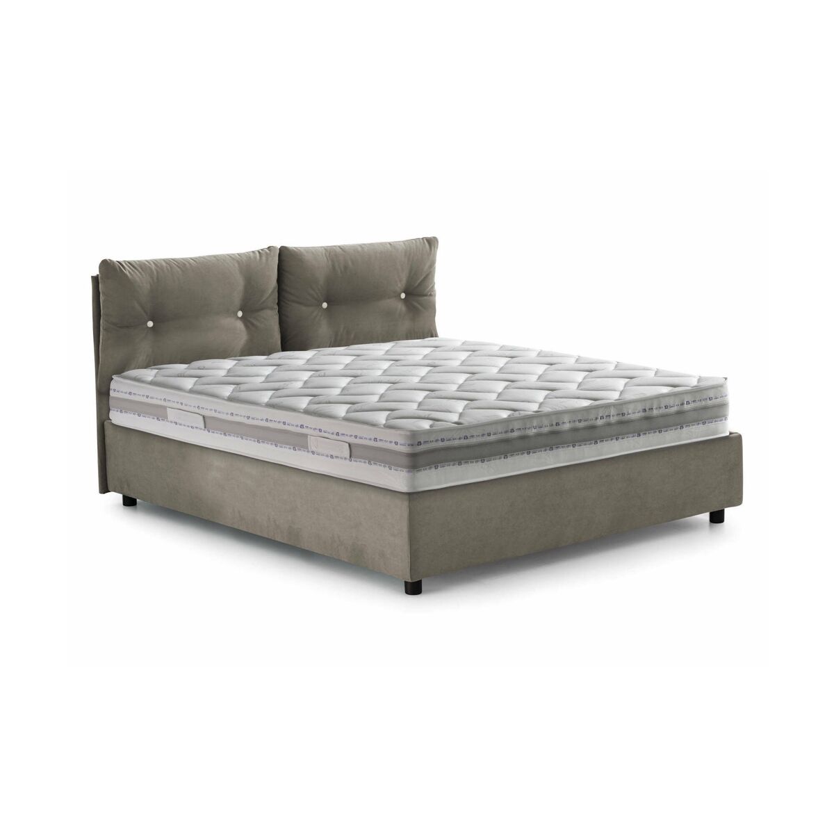 Cama de casal de tecido
