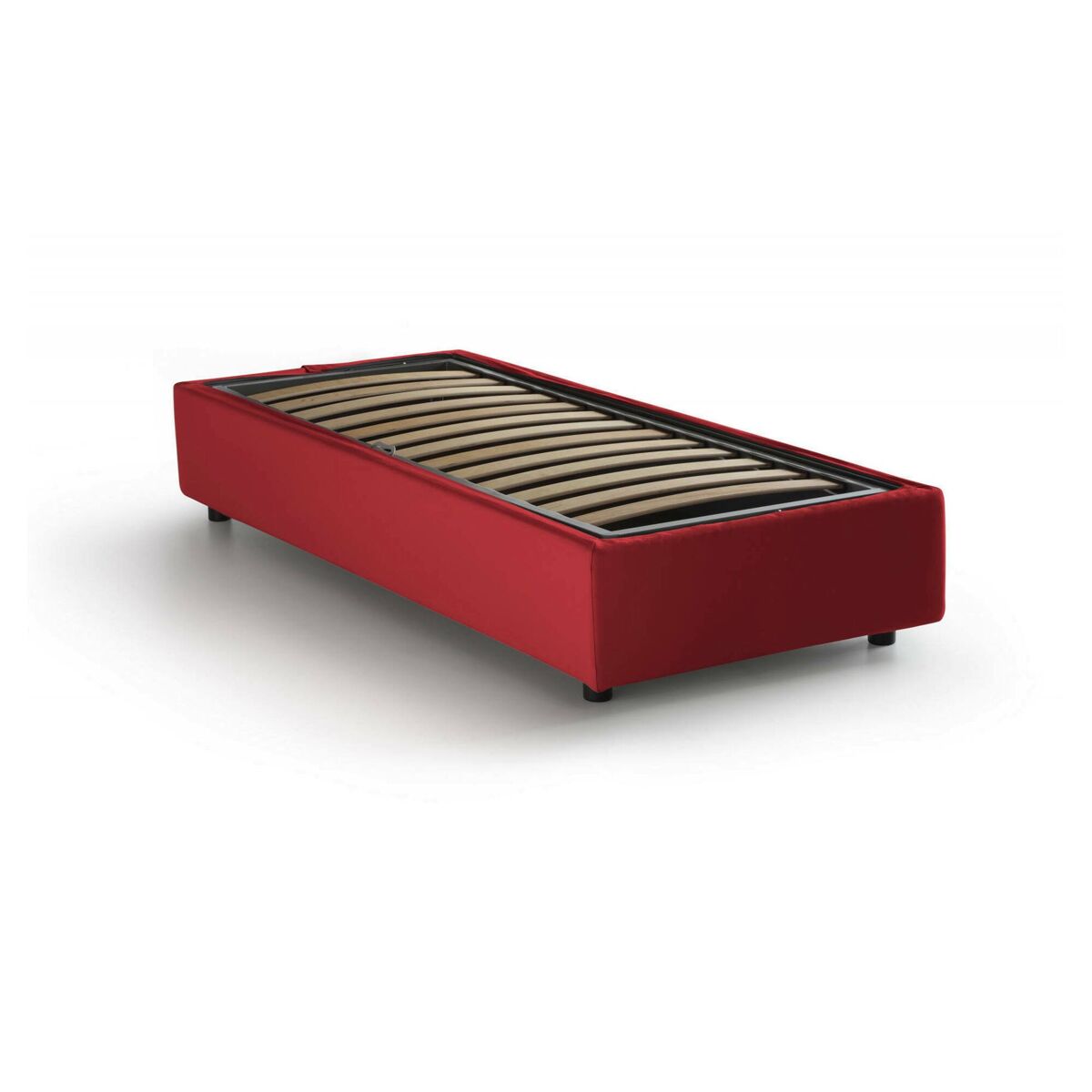 Cama de solteiro de tecido