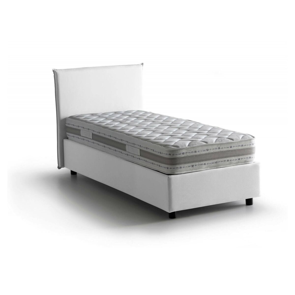 Cama de solteiro de tecido