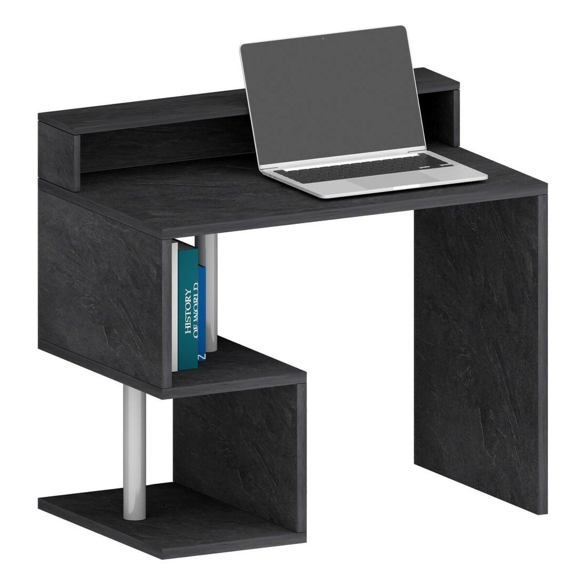Mesa com efeito de madeira