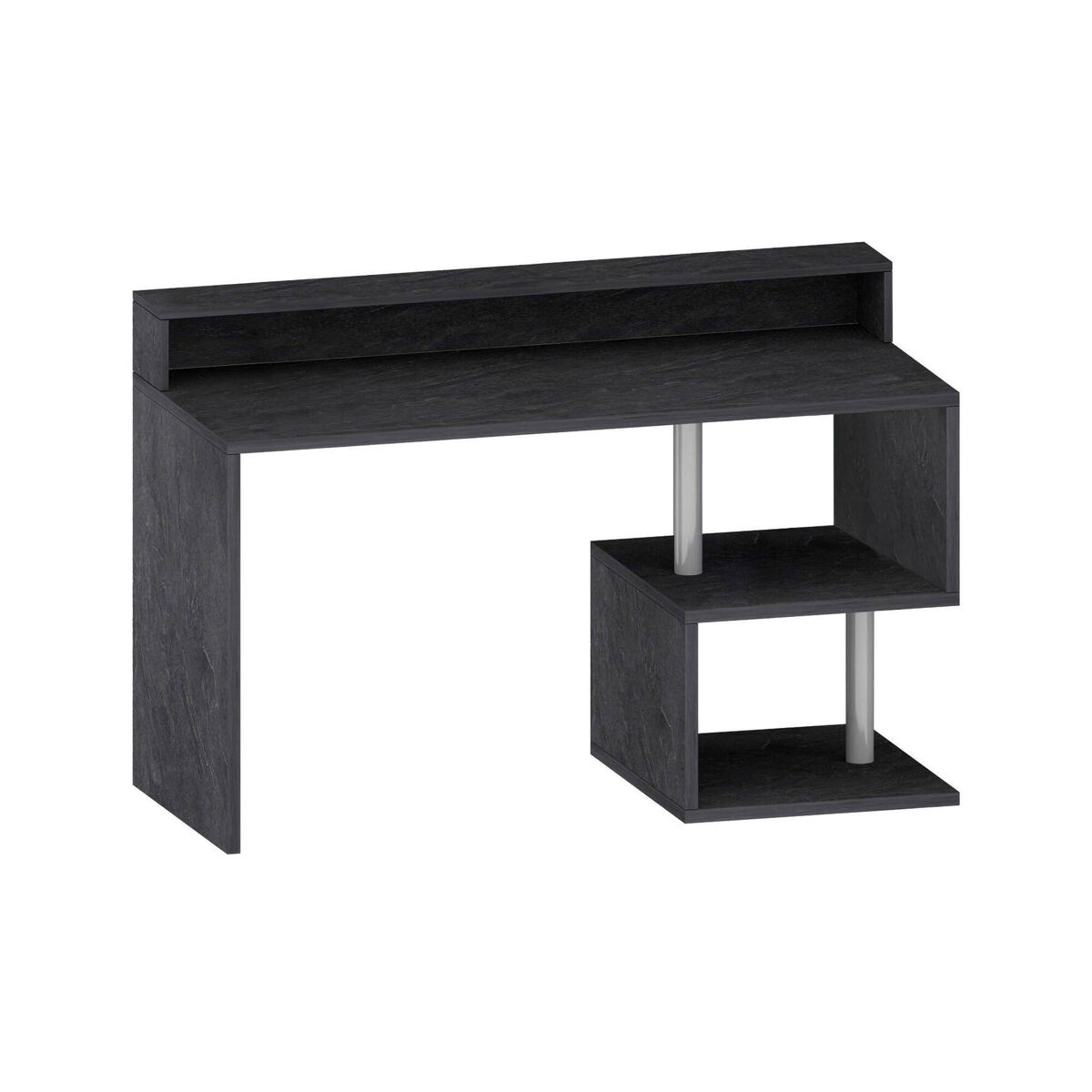 Mesa com efeito de madeira