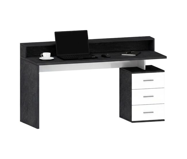 Mesa com efeito de madeira