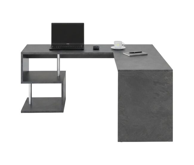 Mesa com efeito de madeira