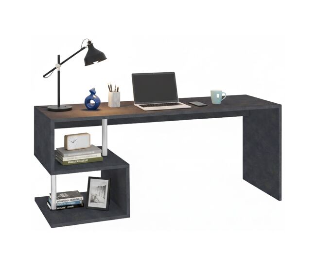 Mesa com efeito de madeira