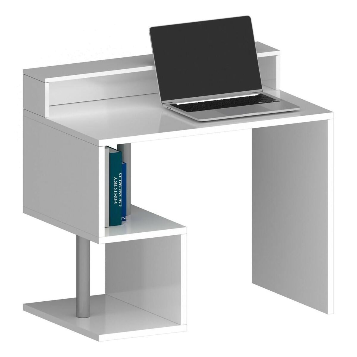 Mesa com efeito de madeira