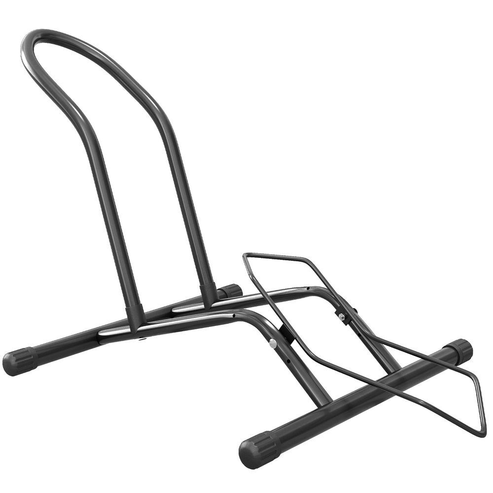 Sportnow estacionamento para bicicletas suporte para bicicletas de aço estacionamento de bicicletas de chão portátil para interior e exterior 59x41x38