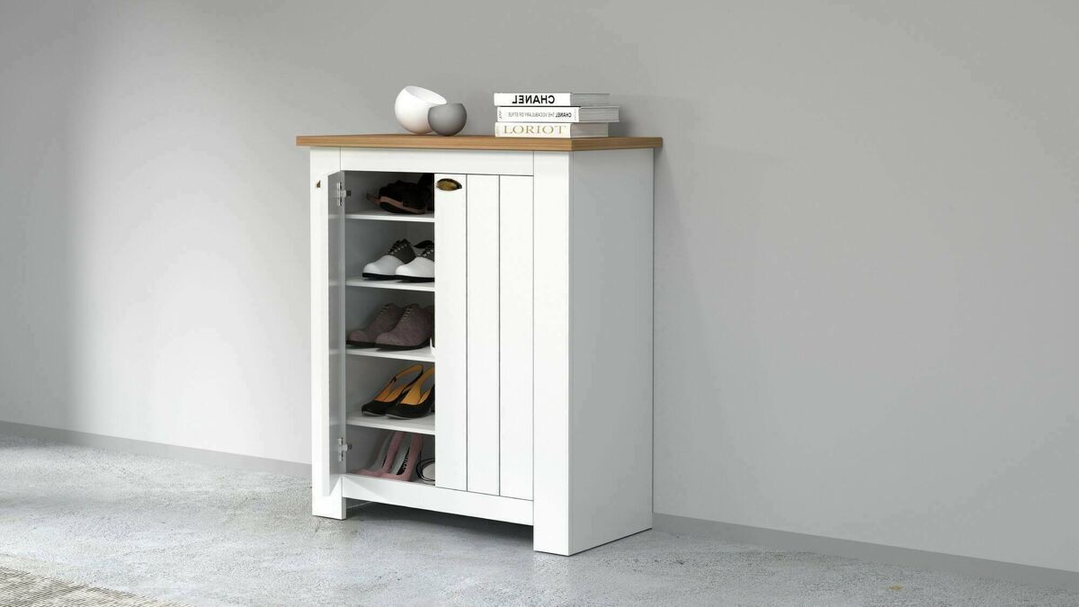 Sapateira com efeito madeira 84