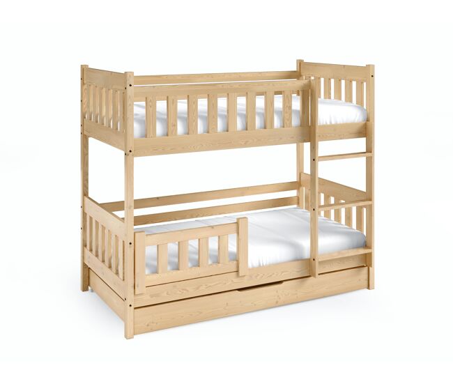 Cama beliche lila bege 86x198x141cm