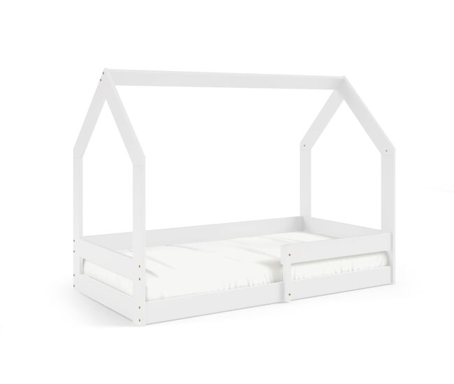 Cama de casa pola branco 88x164x124cm