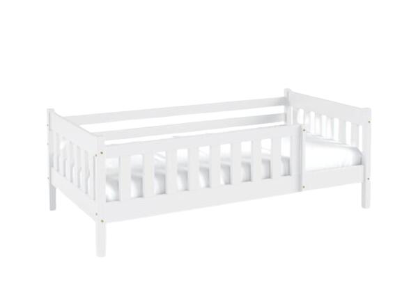 Cama para crianças nadia branco 86x198x59cm