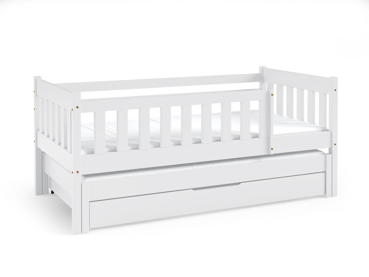 Cama para crianças nela branco 86x168x75cm