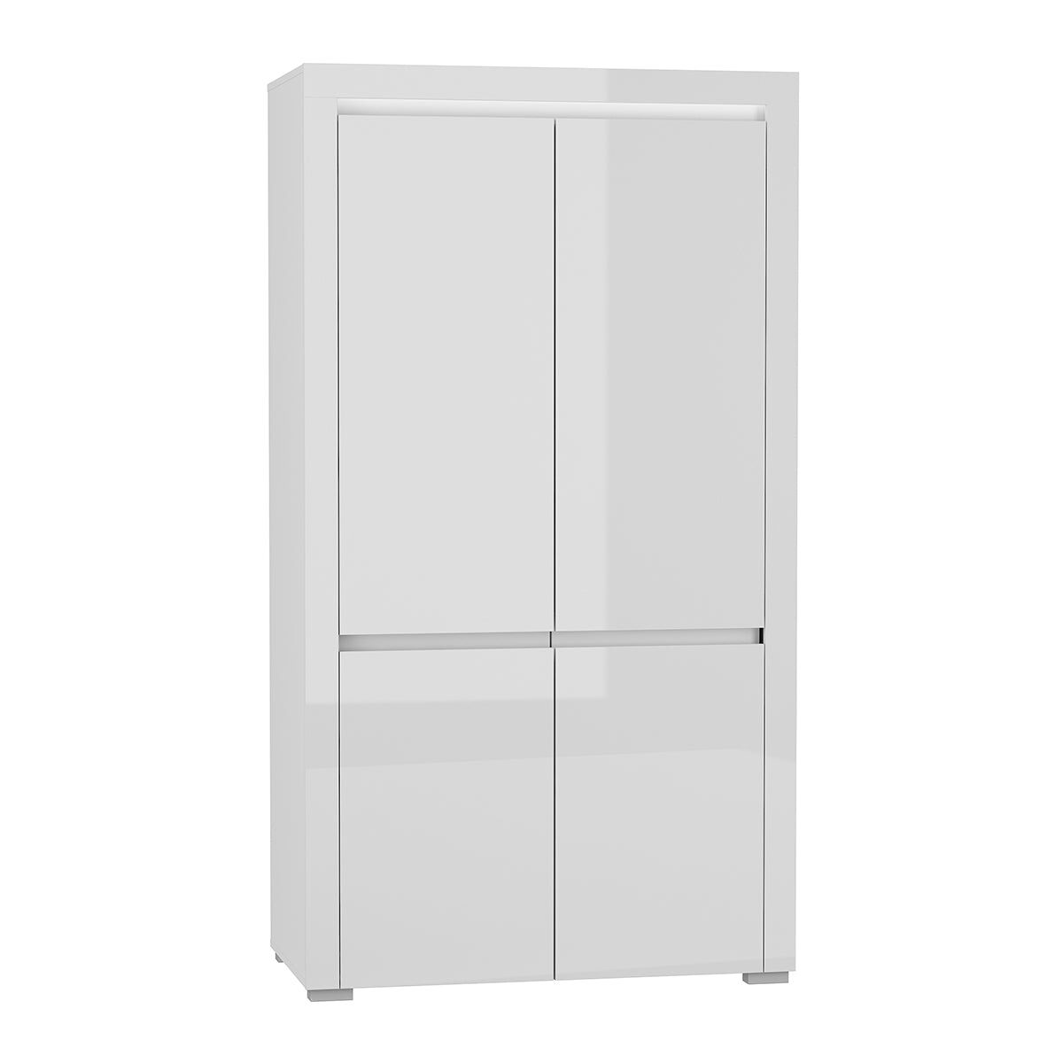 Roupeiro 2 portas led incluída kasla blanc