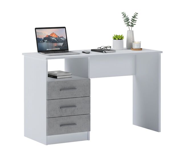 Mesa com efeito de madeira