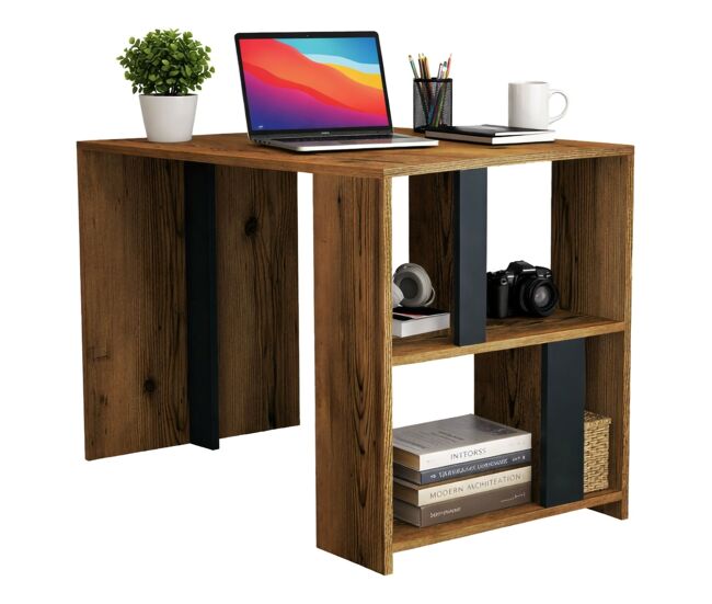 Mesa com efeito de madeira