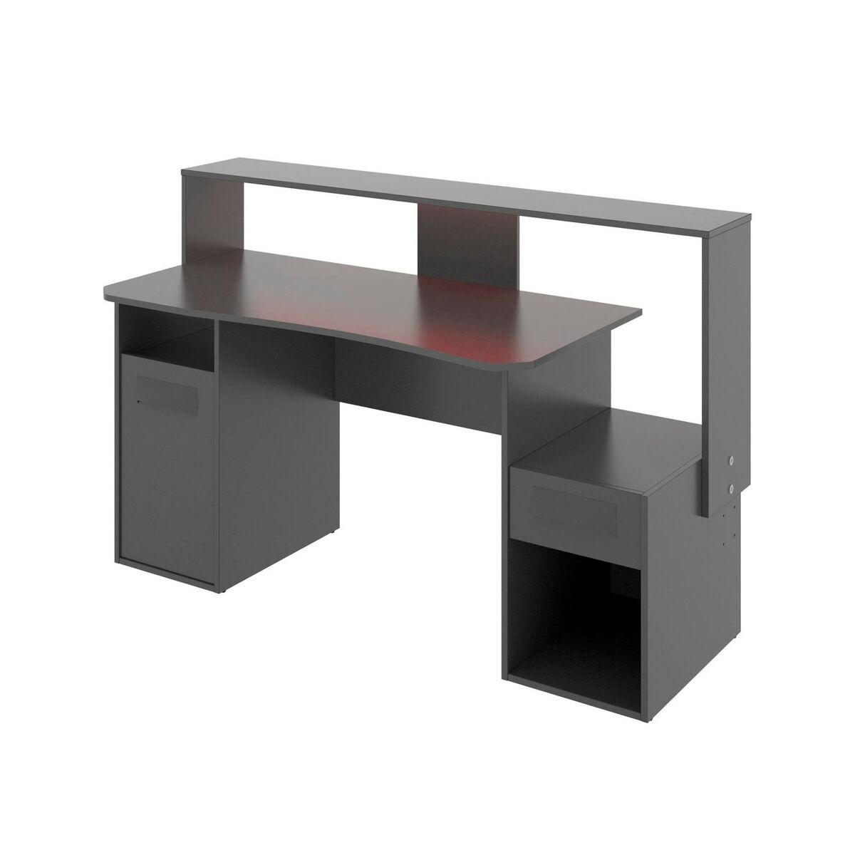 Mesa com efeito de madeira