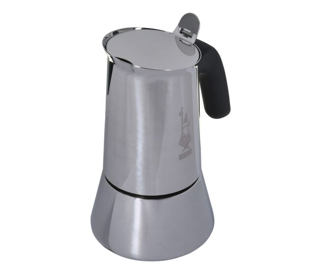 Cafetière italienne bialetti argenté acier inoxydable 240 ml 6 tasses