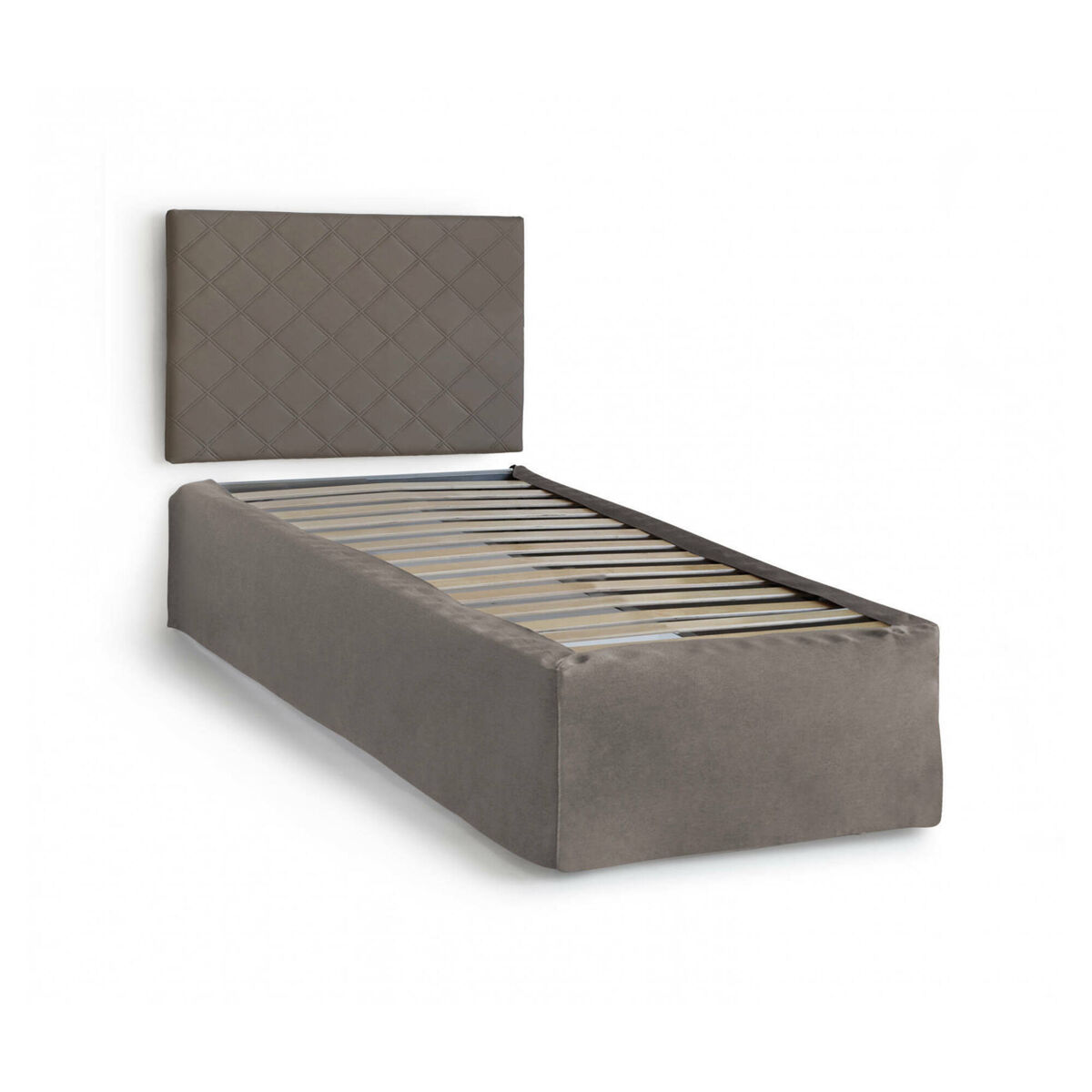 Cama de solteiro de tecido