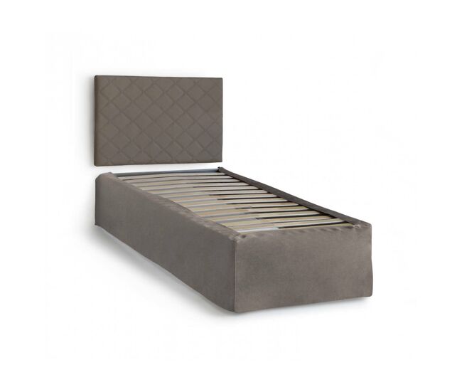Cama de solteiro de tecido