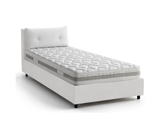 Cama de solteiro de tecido