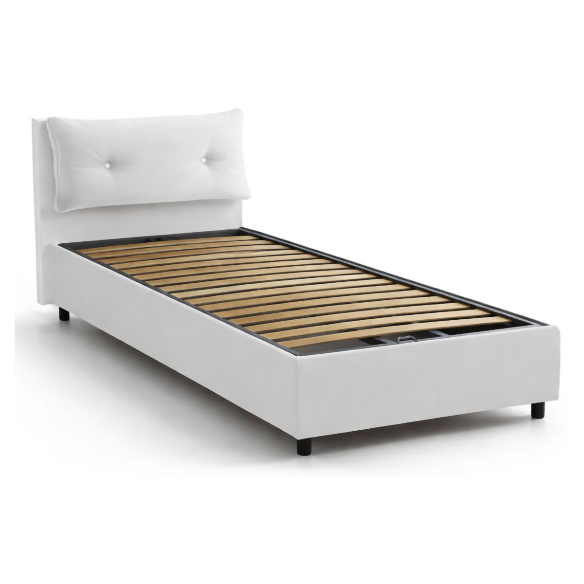 Cama de solteiro de tecido